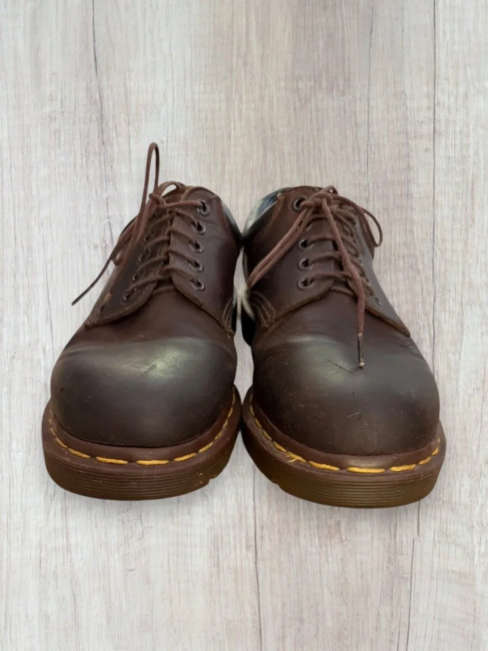 Dr. Martens 8053 Made in England Brown Leather Oxford Shoes Men's US 8 Gibson